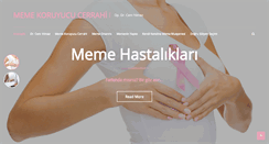 Desktop Screenshot of memekoruyucucerrahi.com